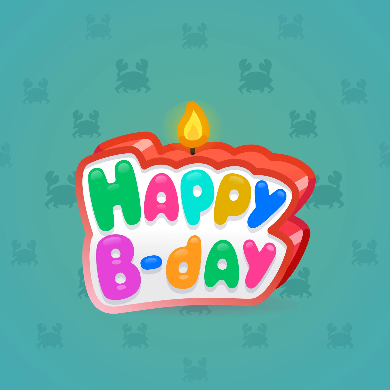 B-Day Candle #27625